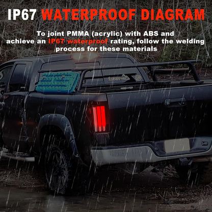 mcooo Sequential Led Tail Lights For 2007-2013 Toyota Tundra Starting Animated Rear Lights Assembly