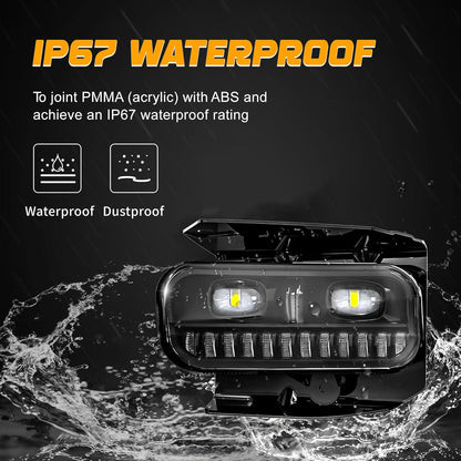 Fog Lights for 1999-2003 Ford F150 1999-2003/1999-2002 Expedition / 1999 F250 Pickup Upgrade and Modified 1 Pair Led Fog Lamp