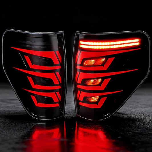 Ford F150 '09-'14 Sequential Full LED Tail Lights Animated Dynamic Turn Signal Brake/Reverse