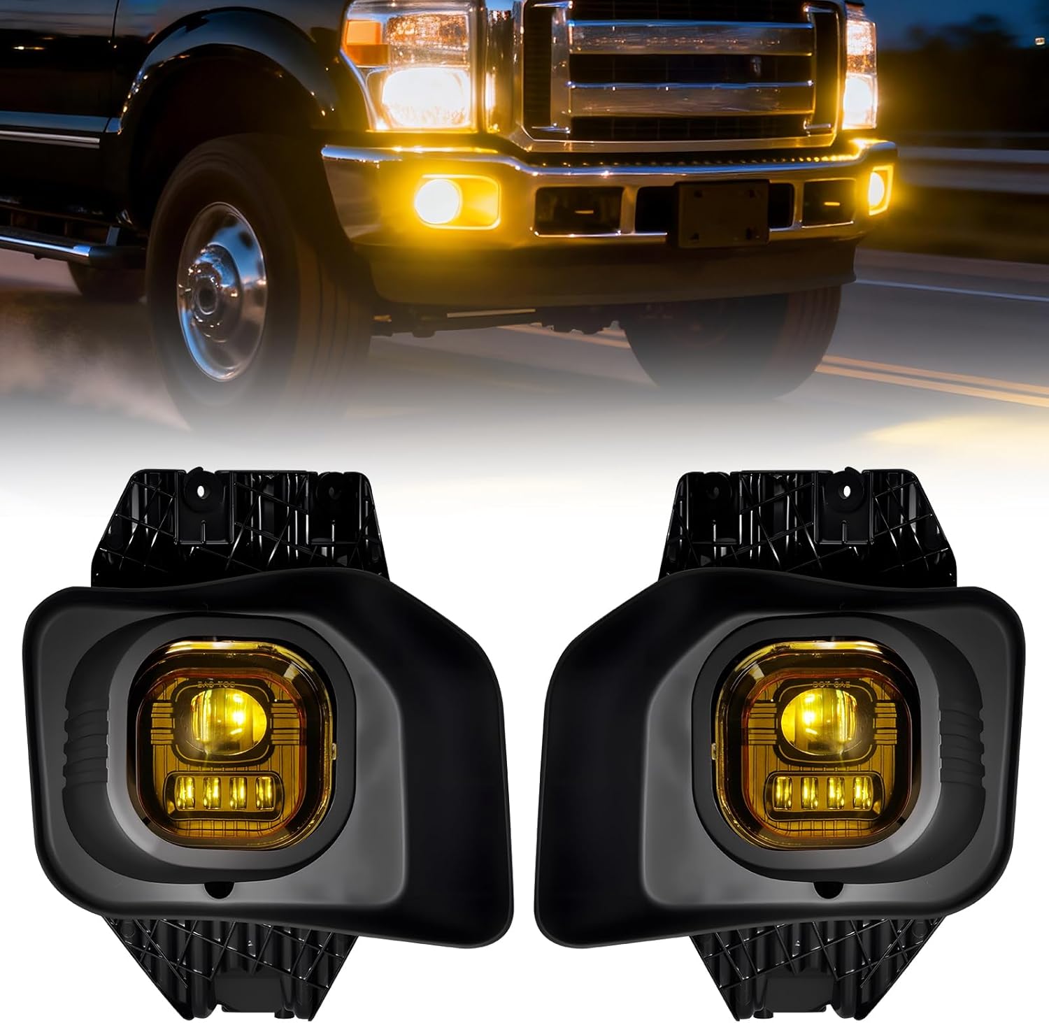 2011-2016 Ford F250/F350/F450 Super Duty LED Fog Lights Assembly