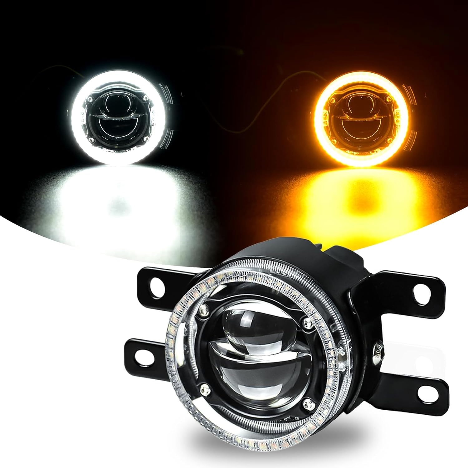 Mcooo Laser Fog Lights Compatible with Honda Upgrade and Modified 1 Pair Led Fog Lamp Fog Lights Assembly, Front Bumper Driving Fog Lamps Set