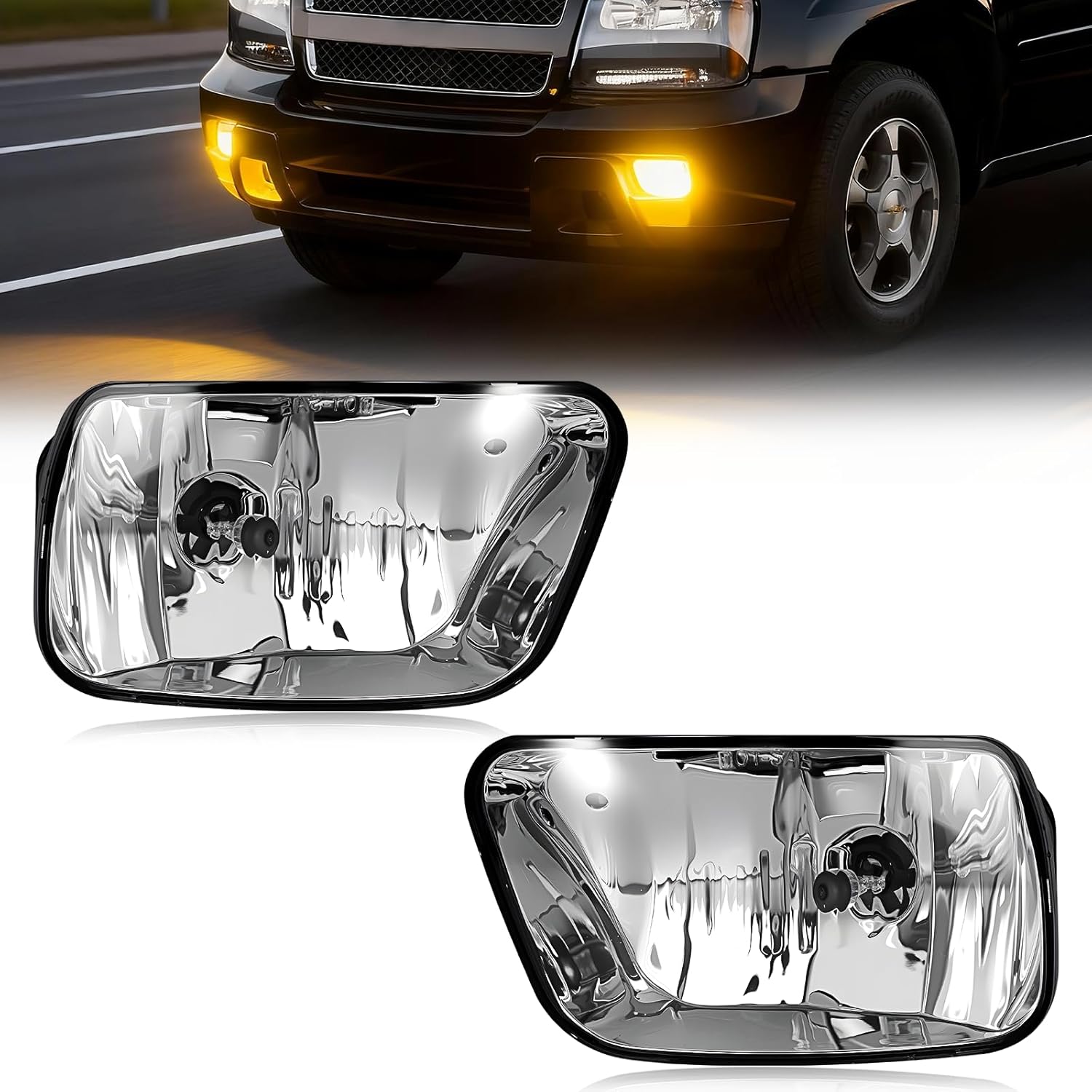 2002-2009 Chevy Trailblazer / 2003-2008 Isuzu Ascender Fog Lights | Left & Right Side