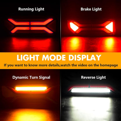 Full Tail Lights for 2019-2024 Suzuki Jimny with Start Up Sequence,Dynamic Turn Signal,Unique Appearance Design, Reverse Brake Tail Lamp Rear Lights Assembly