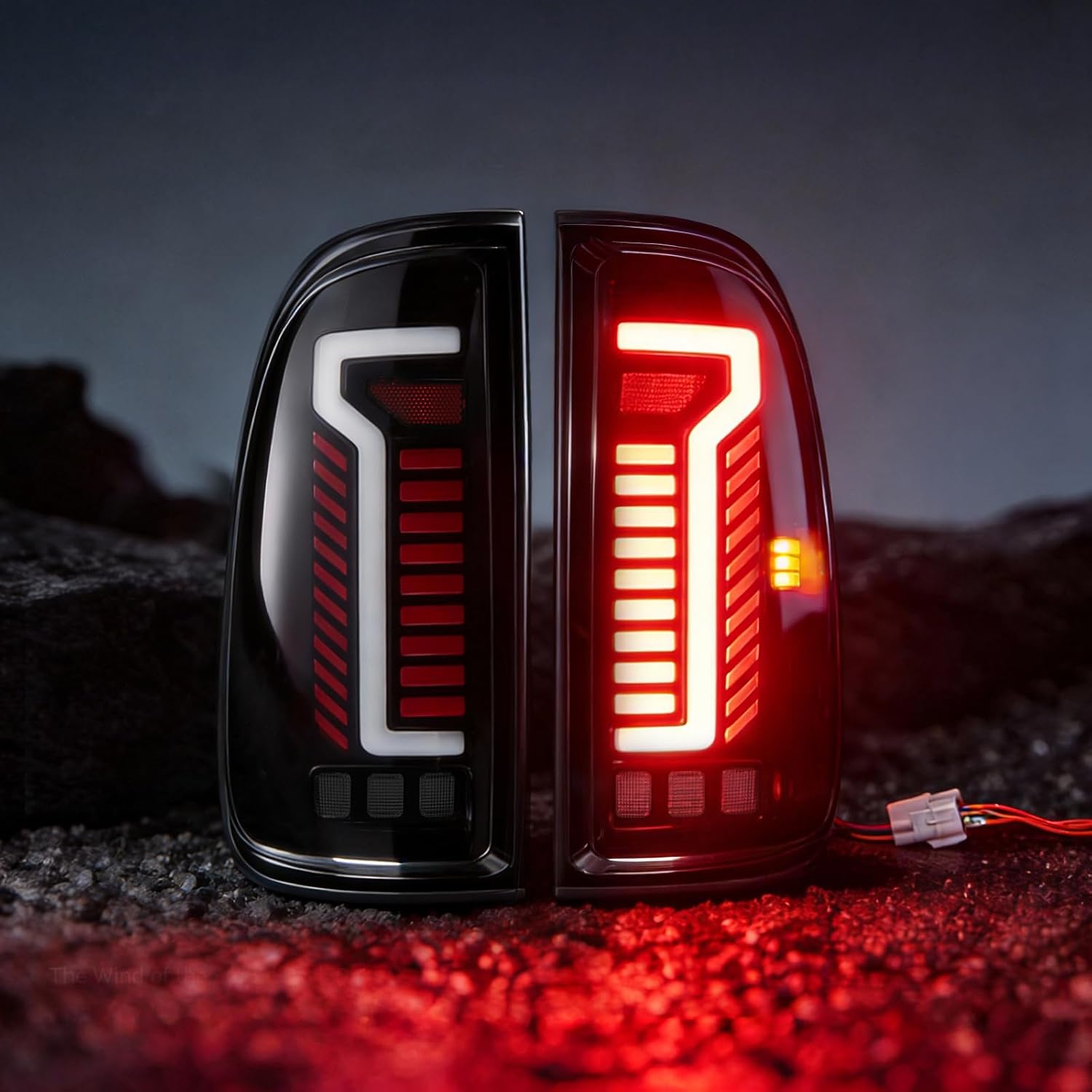 2000-2006 Toyota Tundra Regular & Access Cab Sequential Full LED Tail Lights Assembly – Starting Animated, Smoked