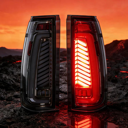 MCOOO LED Tail Lights for 1988-1999 Chevrolet GMC C/K Pickup Truck – Sequential Turn Signal Rear Brake Reverse Lamps Fit Silverado Tahoe Suburban Sierra Yukon