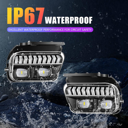 LED Fog Lights for 2003-2007 Chevy Silverado, 2002-2006 Avalanche (1 pair)