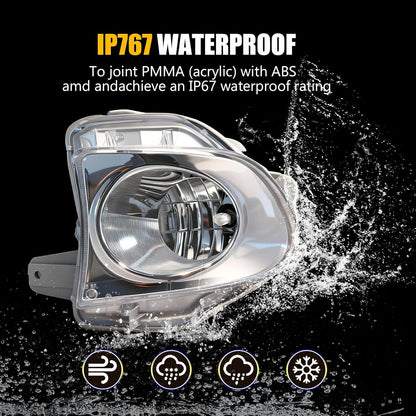mcooo Fog Lights Compatible with 2010 2011 2012 Lexus ES350 Upgrade and Modified 1 Pair Fog Lamp, Fog Light Assembly