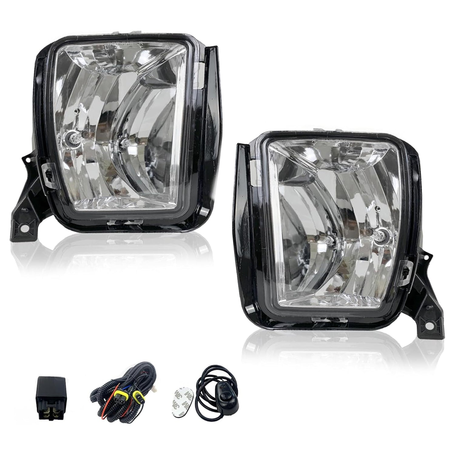 2013–2021 Dodge/RAM 1500 Halogen Fog Lights | 9006 12V 35W | DOT & SAE Approved | Wide Illumination | 1 Pair