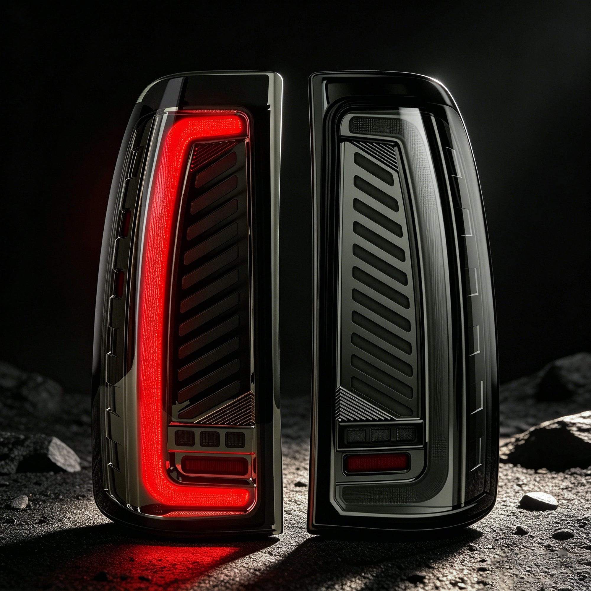 Animated Sequential Smoked LED Tail Lights for 2003-2006 Chevy Silverado Plug & Play