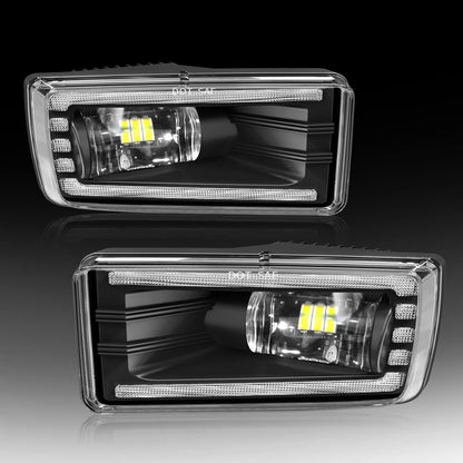 LED Fog Lights Assembly for Chevy Silverado, Chevy Avalanche,Tahoe, Suburban