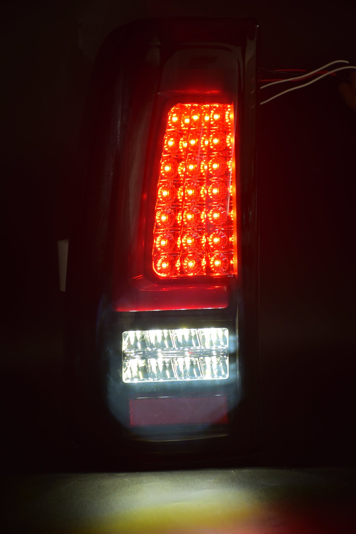 LED Tail Light for 2003-2006 Chevy Silverado,with Turn Signal, Unique Shaped Design Rear Lights, Smoked Lens,Easy to Install,Waterproof