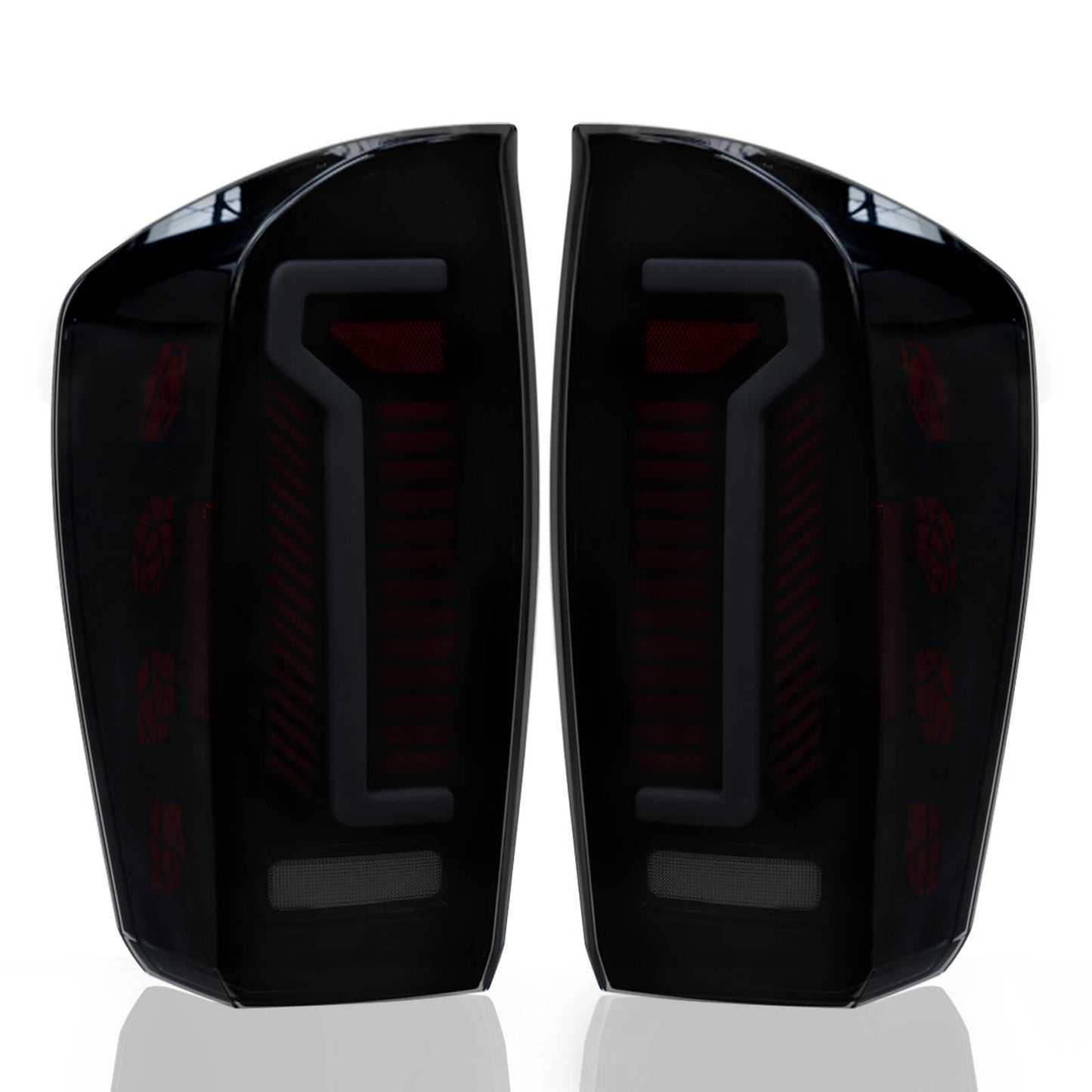 Full LED Tail Lights for 2016-2023 Toyota Tacoma with Smoked Lens & Dynamic Starting Animation (1 Pair)