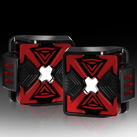 LED Tail Lights for 2007-2018 Jeep JK JKU Sport, Sahara, Rubicon (1 pair)