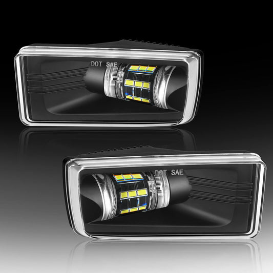 LED Fog Lights for 2007-2014 Chevy Silverado, 2007-2015 Suburban, 2007-2013 Avalanche, 2007-2013 Tahoe